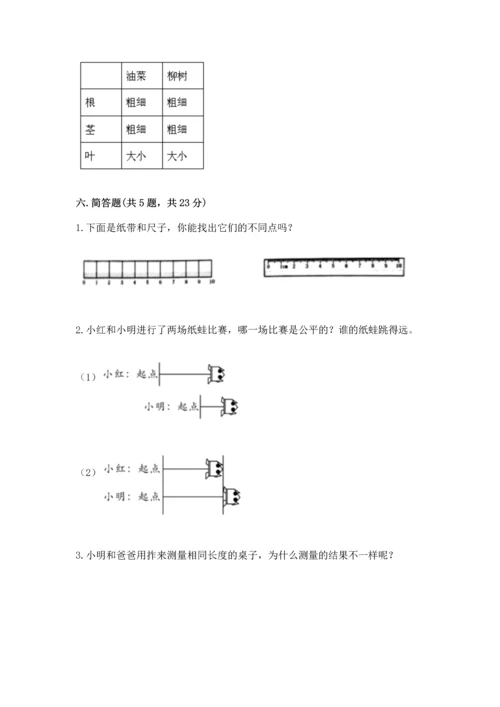 教科版一年级上册科学期末测试卷附完整答案（夺冠系列）.docx