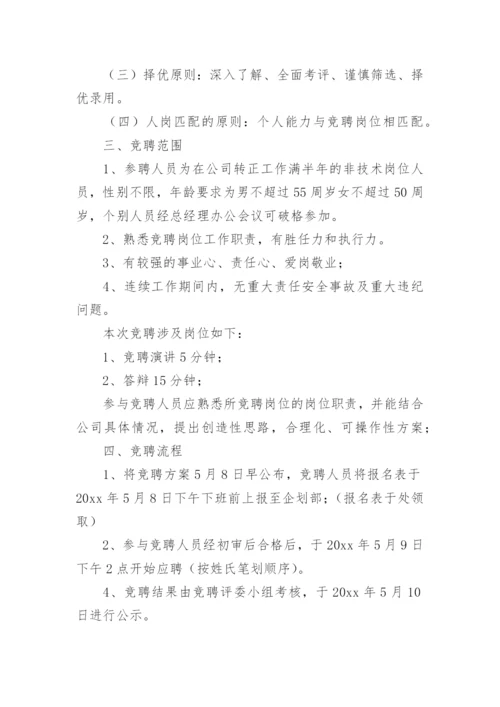 内部竞聘实施方案.docx