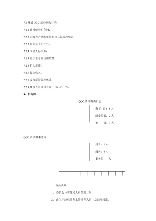 电子企业QCC品管圈标准手册.docx