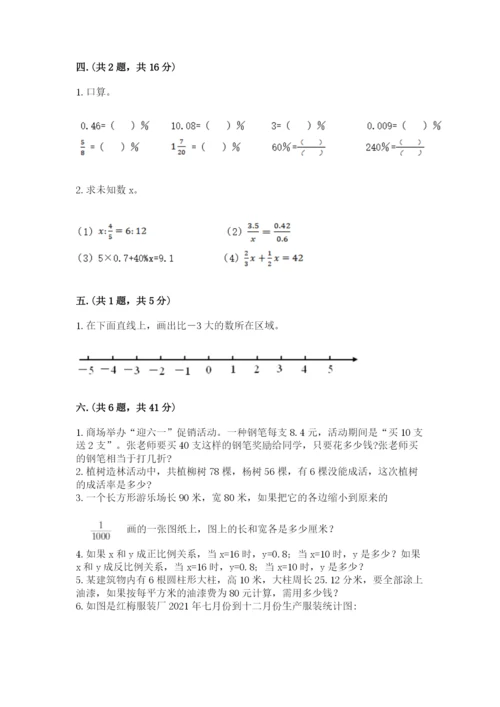 青岛版数学小升初模拟试卷附参考答案（培优a卷）.docx