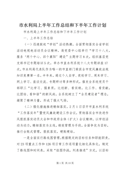 市水利局上半年工作总结和下半年工作计划_1 (2).docx