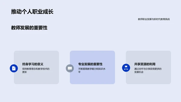 教师角色新变革PPT模板