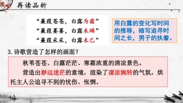 12《诗经》二首《蒹葭》课件(共19张PPT)
