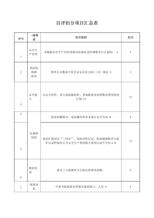 公司安全生产标准化自评报告.docx