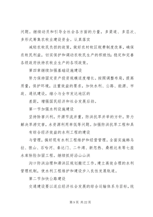 旗国民经济和社会发展五年规划 (2).docx