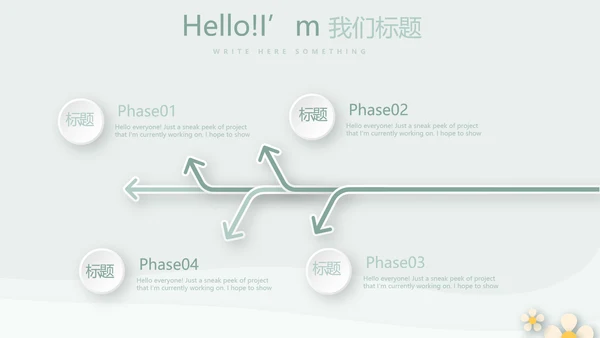绿色精美孕妇护理中心医院社区讲座保健中心早教宣传PPT