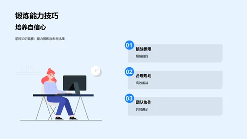 知识竞赛准备报告PPT模板