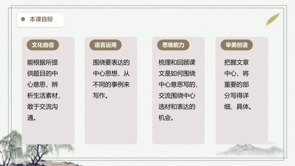 部编版六年级上册语文 交流平台与初试身手 课件
