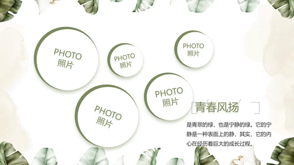 致青春毕业季青春毕业纪念册PPT
