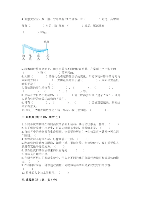 教科版科学三年级下册期末测试卷【考点提分】.docx