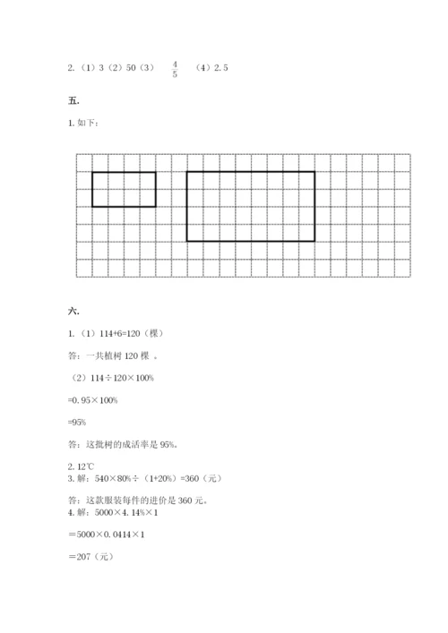 济南市外国语学校小升初数学试卷及参考答案（轻巧夺冠）.docx