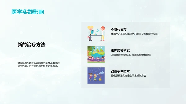 医学研究答辩报告PPT模板
