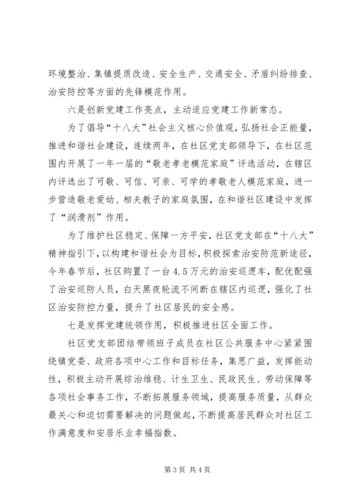 社区党支部半年度工作小结.docx