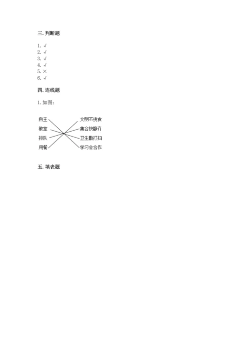 部编版道德与法治四年级上册期中测试卷附参考答案（完整版）.docx