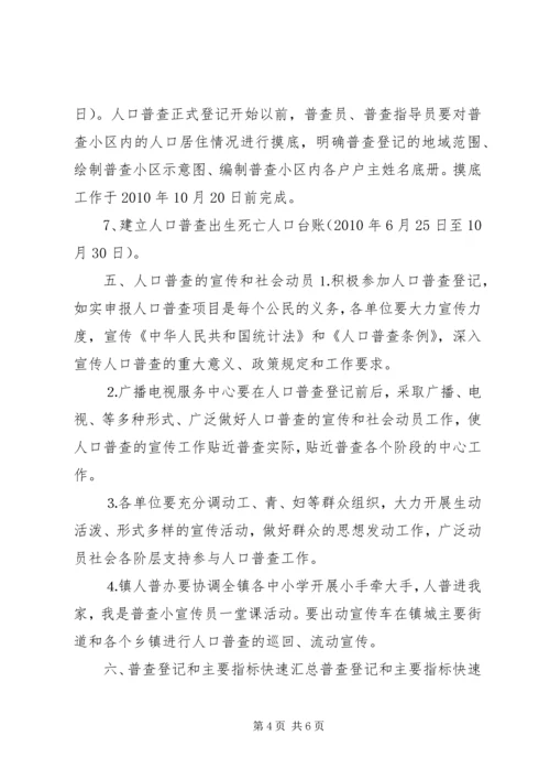 人口普查工作实施方案总结范文.docx