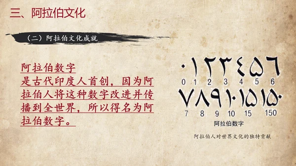 初中历史阿拉伯帝国教育教学课件PPT