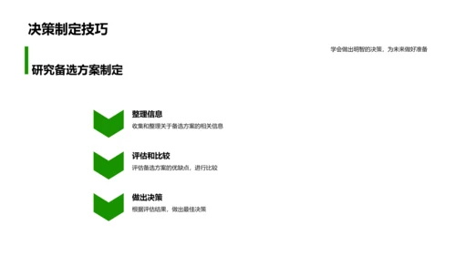 大学选择指导PPT模板