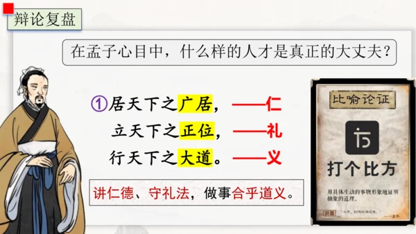 23《孟子》三章  富贵不能淫 课件