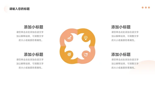 黄色高端大气图文公司宣传画册PPT模板