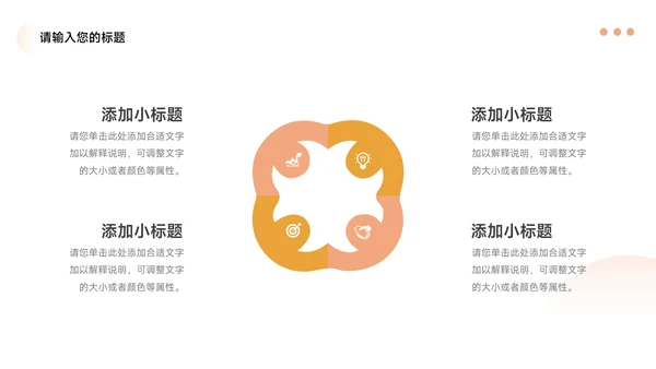 黄色高端大气图文公司宣传画册PPT模板