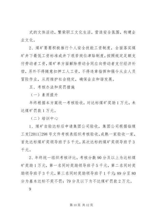 煤矿职工安全教育培训计划 (5).docx