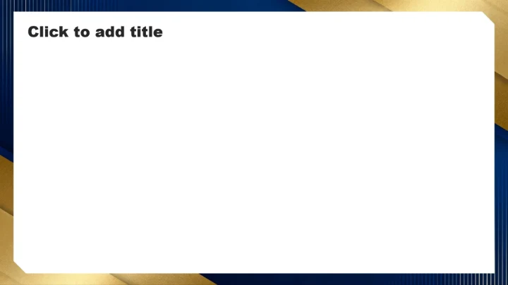 蓝色烫金商务风市场调研报告PPT主题模板