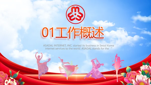 追逐新时代巾帼绽芳华妇联女性PPT模板