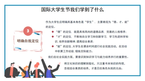 国际大学生节日介绍通用PPT课件模板