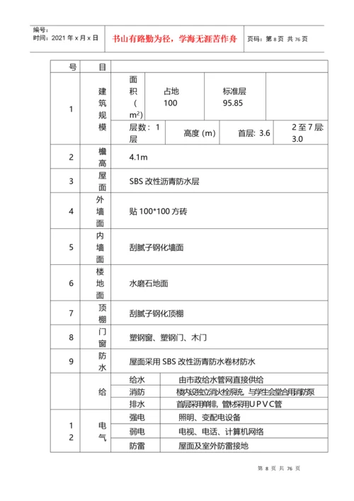 房屋施工组织设计方案.docx