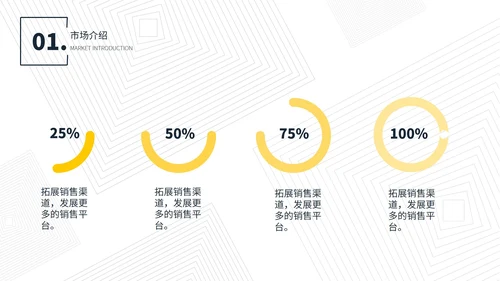 黑色简约商务季度总结汇报通用PPT模板