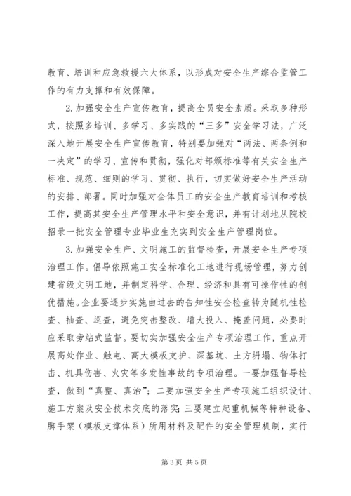 安全生产管理情况调研报告王宝仓 (2).docx