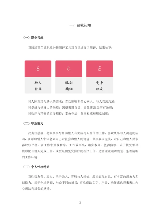 11页4000字教育技术学专业职业生涯规划.docx
