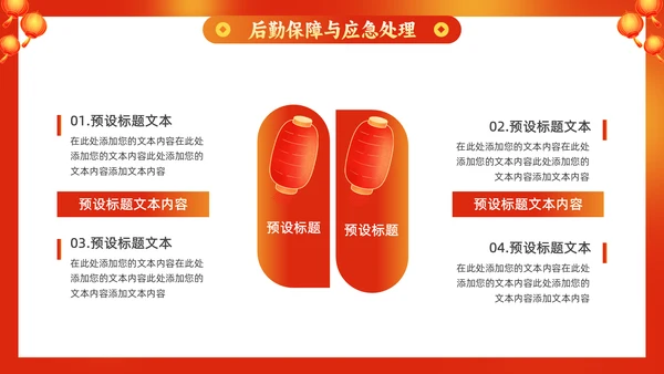 元宵节灯会庙会活动策划中国龙通用PPT模板