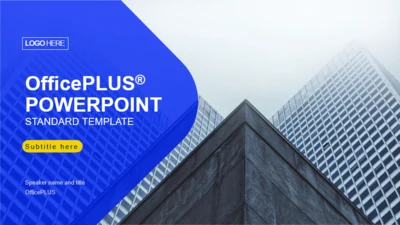 蓝色商务毕业答辩商业计划书PPT案例