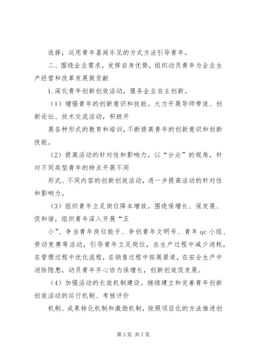年工作计划(公司团委) (2).docx