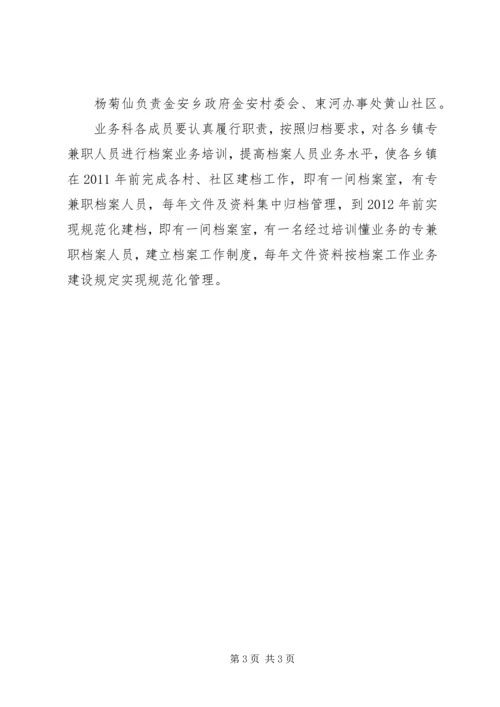 社会主义新农村建设档案管理工作计划 (2).docx