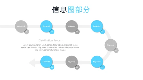 现代蓝色创意设计公司简介商务PPT模板