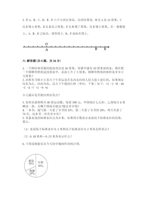 北师大版六年级下册数学 期末检测卷（预热题）.docx