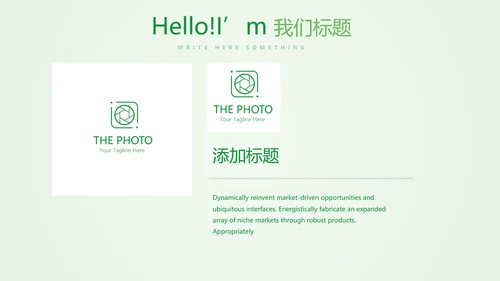 绿色清新医药销售工作总结动态PPT