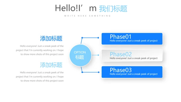 蓝色简约主治医师述职报告动态PPT封含PS