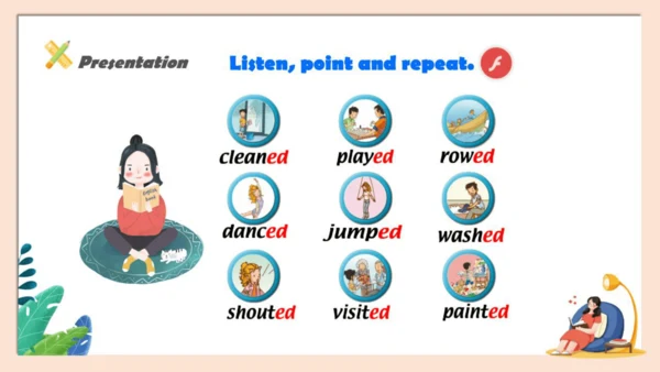 人教新起点小学英语五年级下册 Unit4 Last Weekend Let's Spell