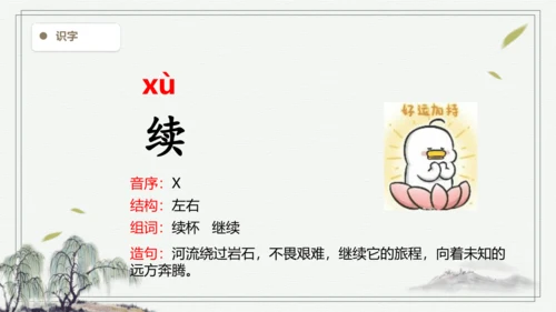 【2024秋季学期教材】语文二上24.  风娃娃   生字识记课件