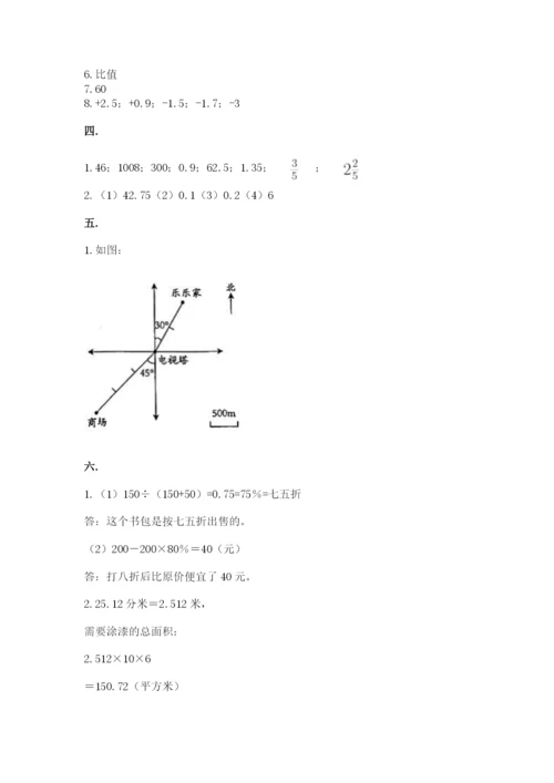 贵州省贵阳市小升初数学试卷附完整答案（必刷）.docx