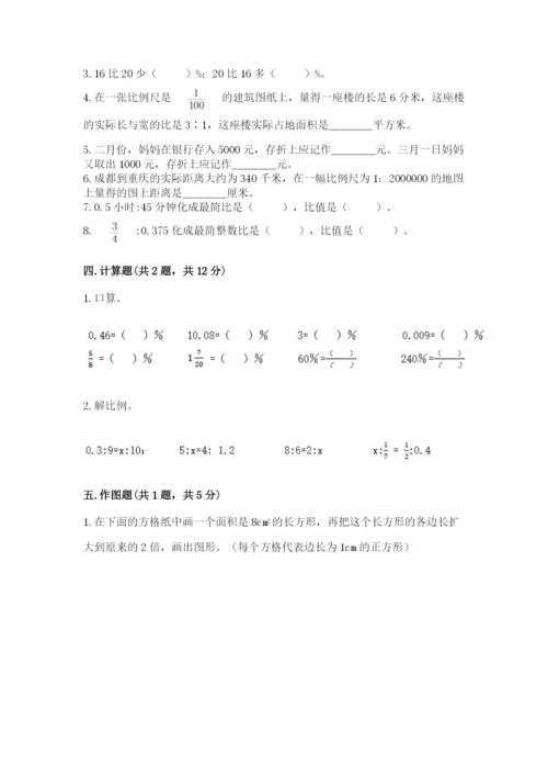 人教版六年级下册数学期末测试卷附答案（b卷）.docx