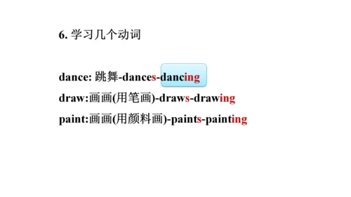 人教精通版（三年级起点）四年级下册Unit5单元知识梳理（单词+句型+语法）课件