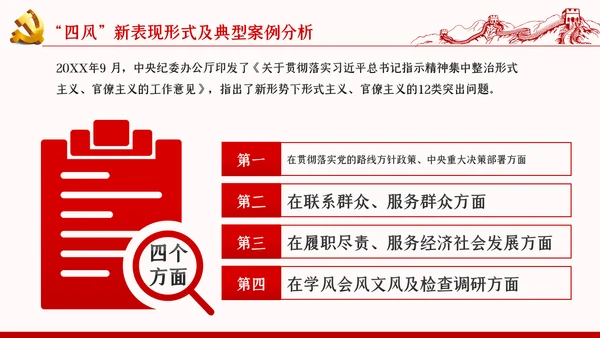 加强党的作风建设纠四风树新风育清风廉政党课PPT
