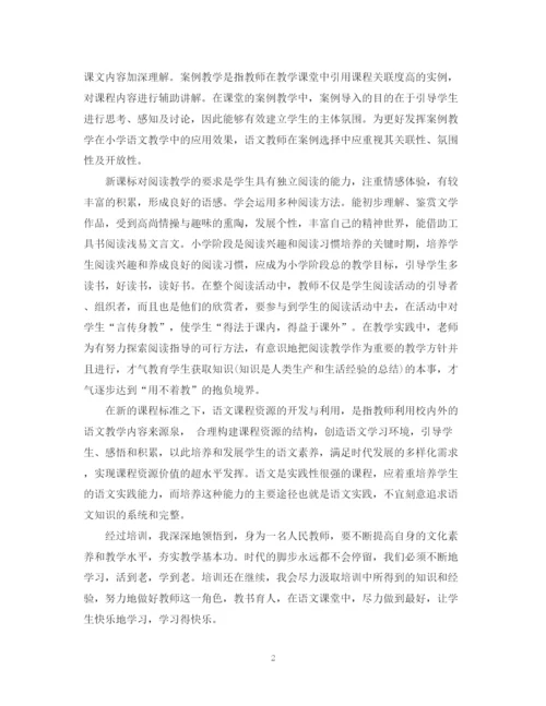 精编之新教师网络培训总结范文.docx