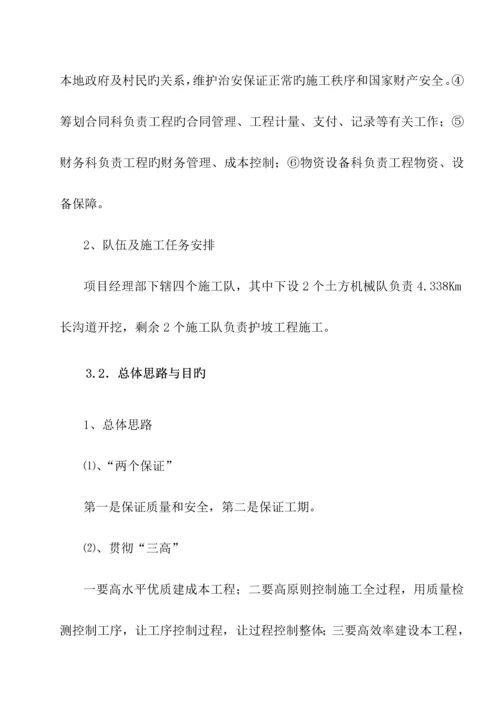 沟道整治综合施工组织.docx