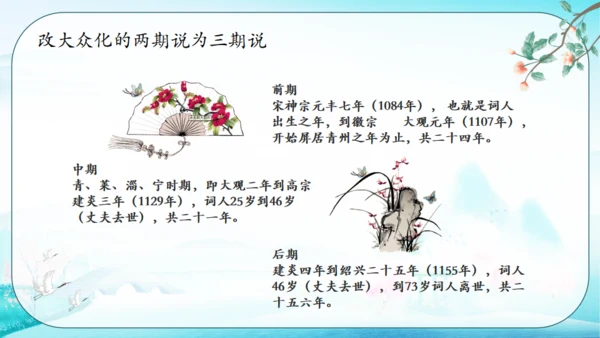 古代才女李清照通用PPT模板