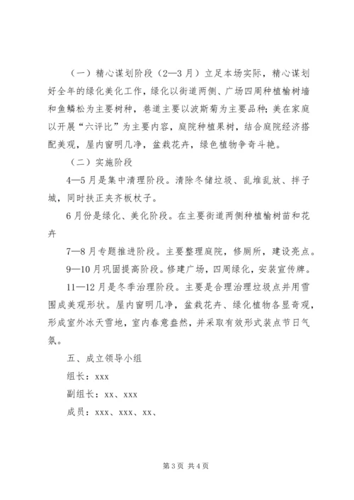 绿化美化活动实施方案 (5).docx